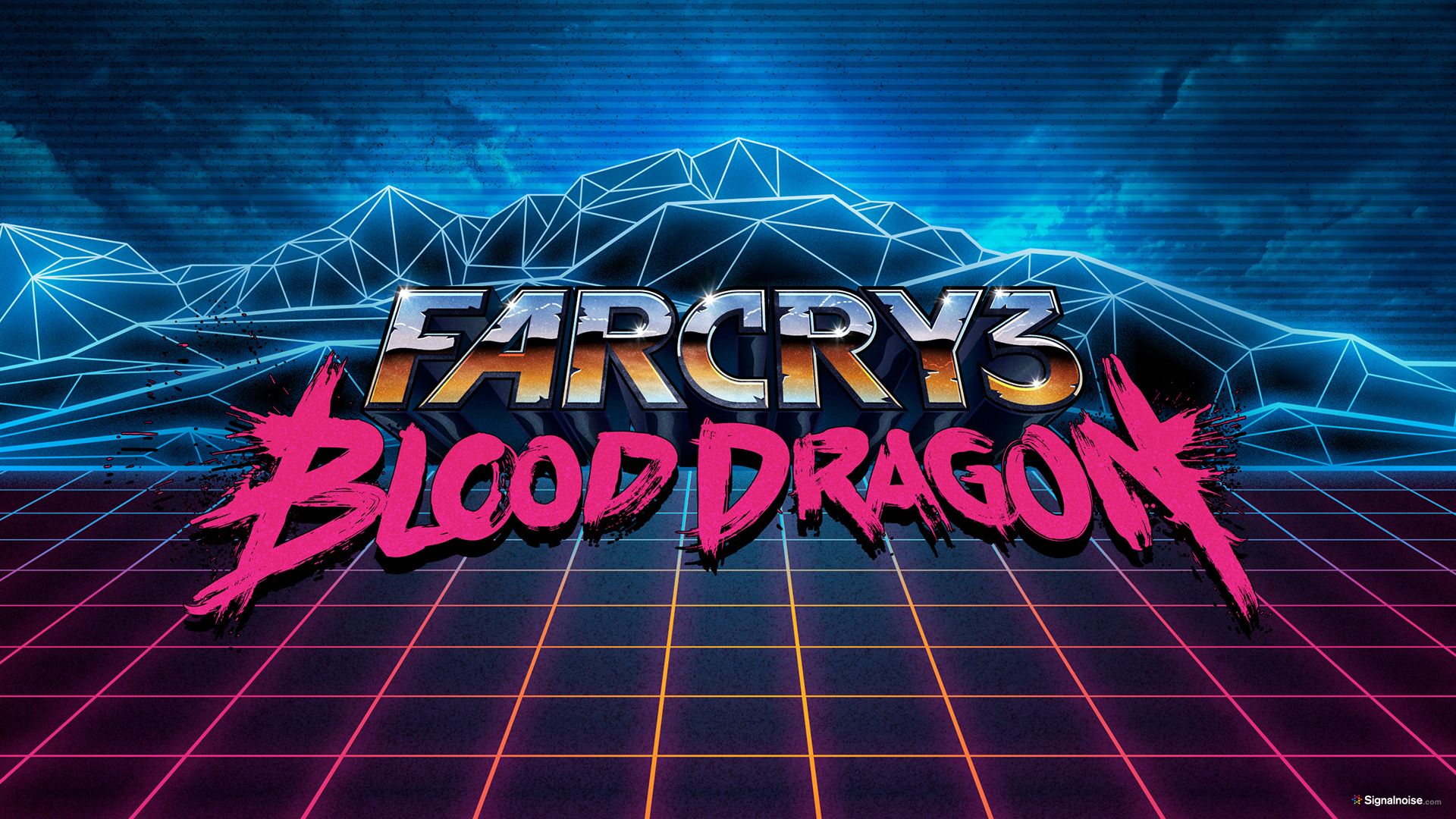 1920x1080 Signalnoise - The Art of James White Cry 3: Blood Dragon