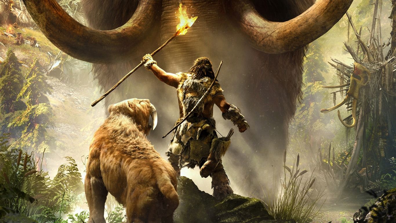 1366x768 Far Cry Primal Game HD Wallpaper