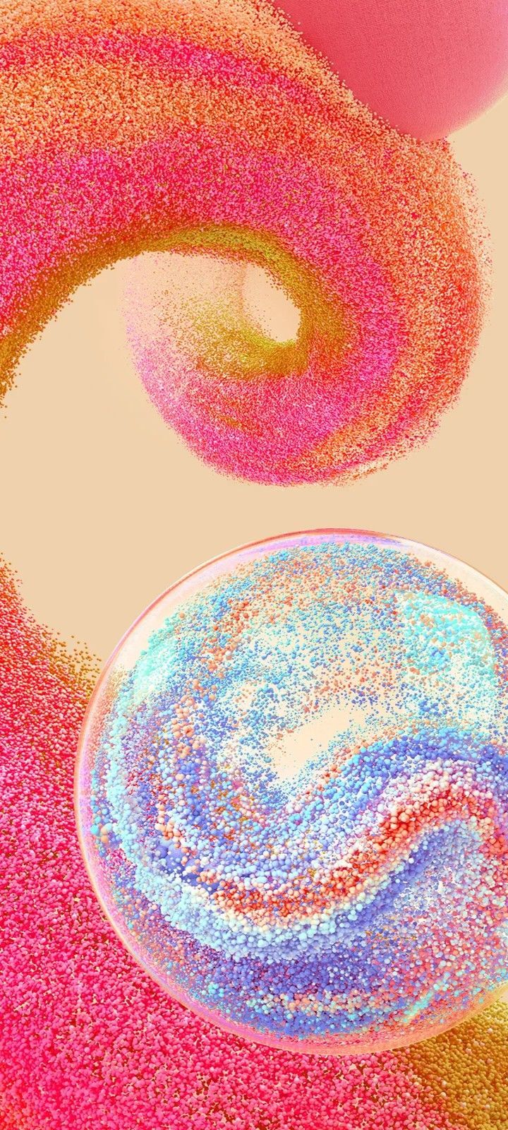 720x1600 Abstract Pink, Blue, and Yellow Wall Art. Samsung a04s wallpaper, Galaxy a03s wallpaper, Samsung a03 core wallpaper