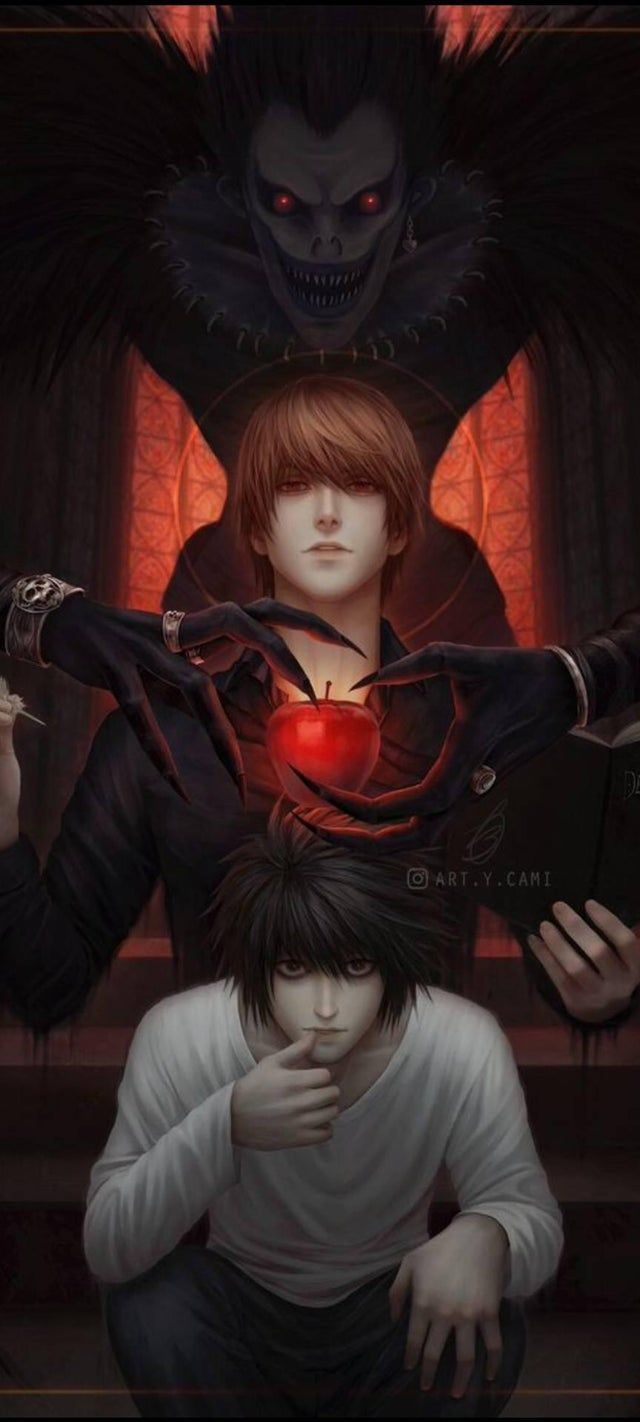 640x1422 Death note wallpaper for home screen !