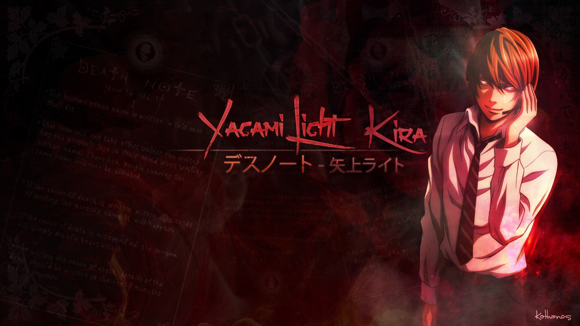1920x1080 Death Note HD Wallpaper: Yagami Light's Dark Legacyx1080