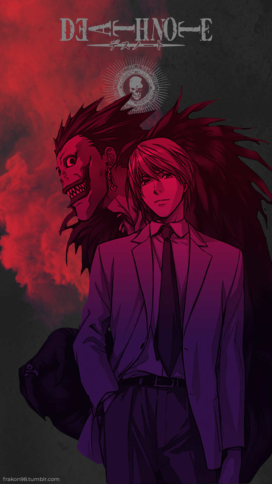 1080x1920 Death Note Lockscreen Background