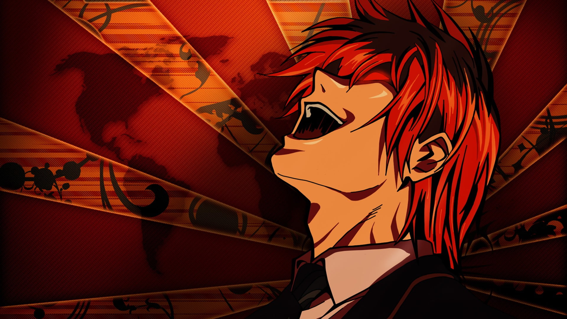 1920x1080 Red haired anime character, Death Note, anime, anime boys, Yagami Light HD wallpaper