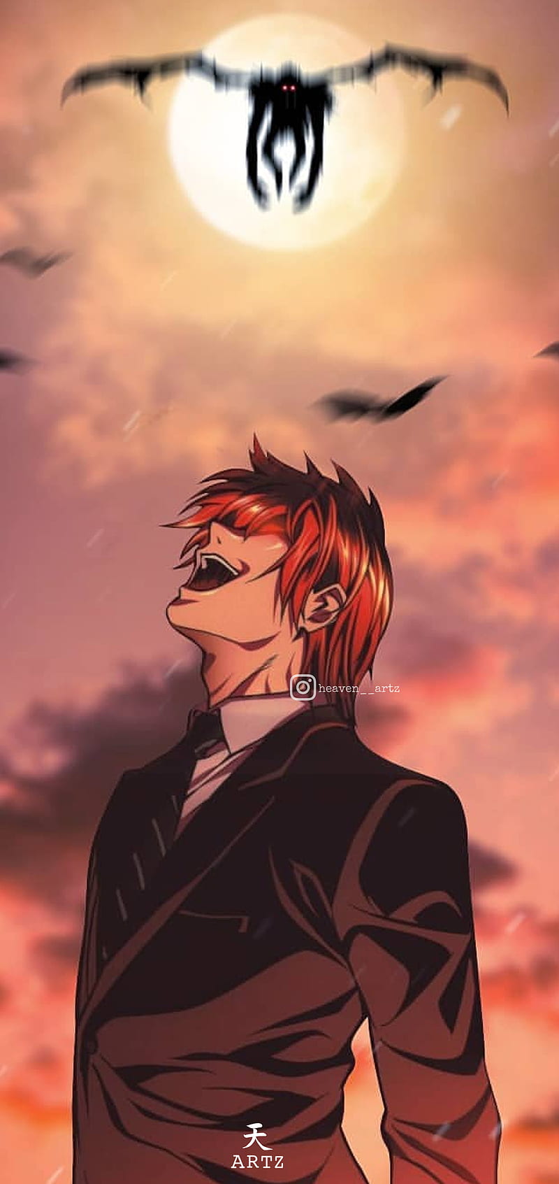 800x1693 DEATH NOTE, light yagami, l, N, kira, HD phone wallpaper