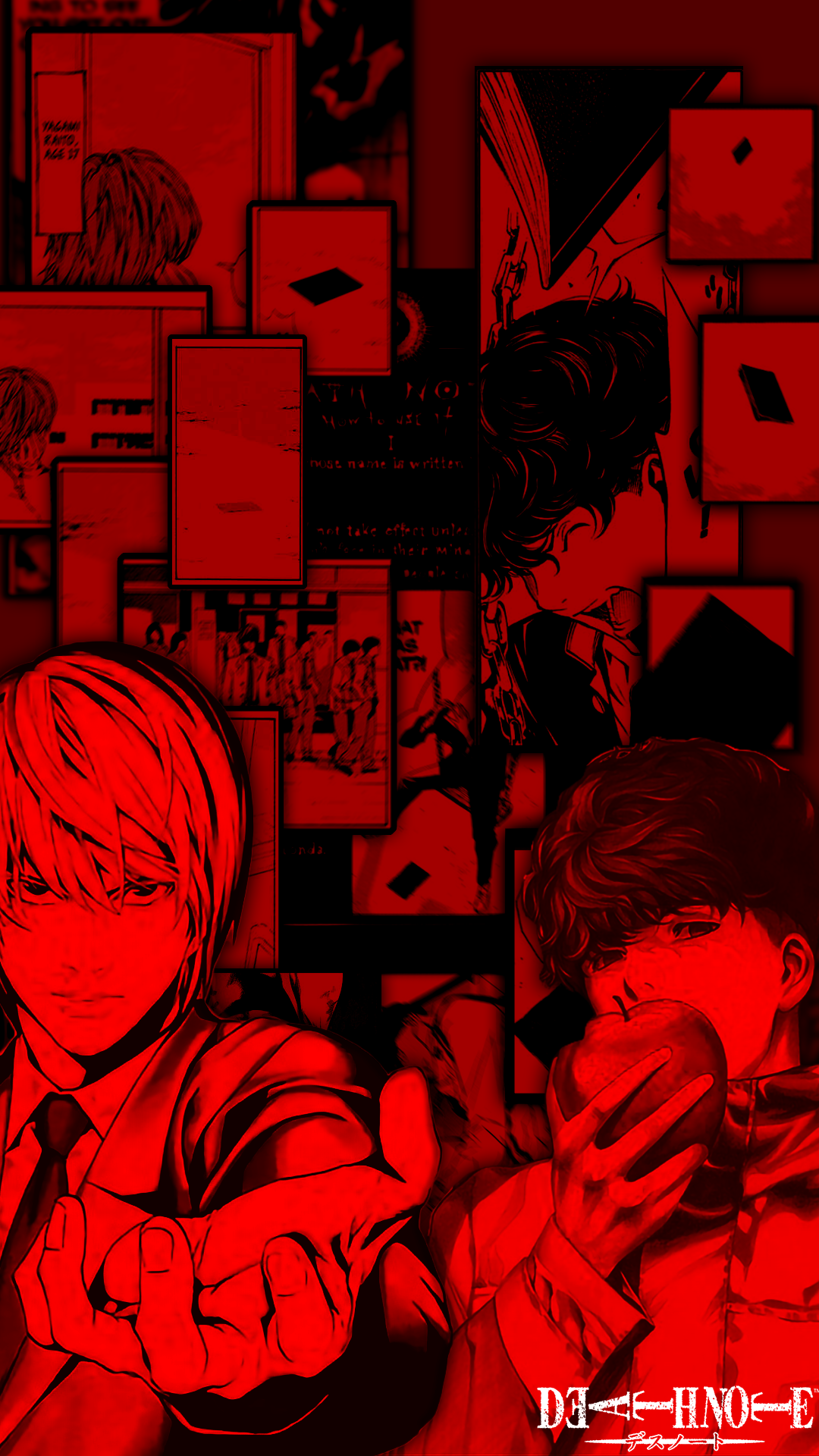 1080x1920 Every Kira has the same fate. A wallpaper made for every Death Note fan. Feedback much appreciated