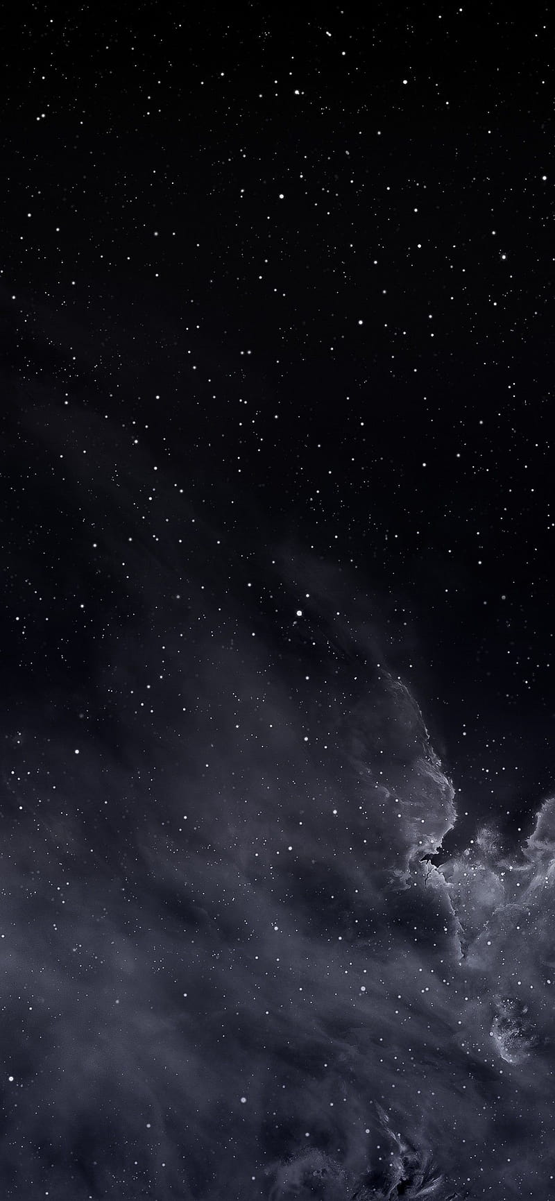 800x1731 HD grey space wallpaper