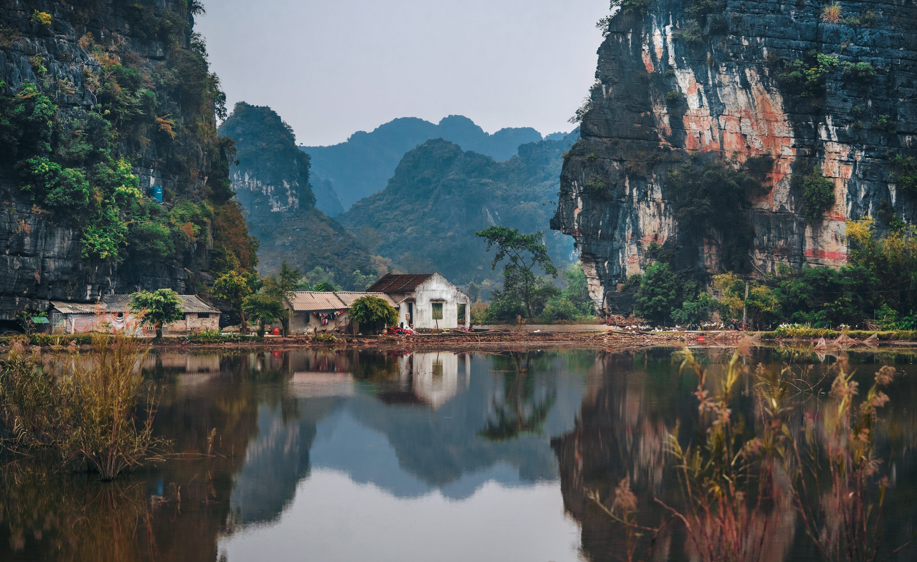 3000x1838 Vietnam Village Picture. Download Free Image