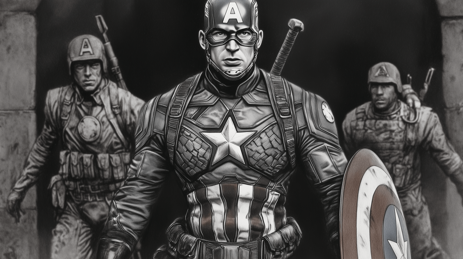 1920x1076 Captain America HD Wallpaper: The Iconic Superhero Awaits!