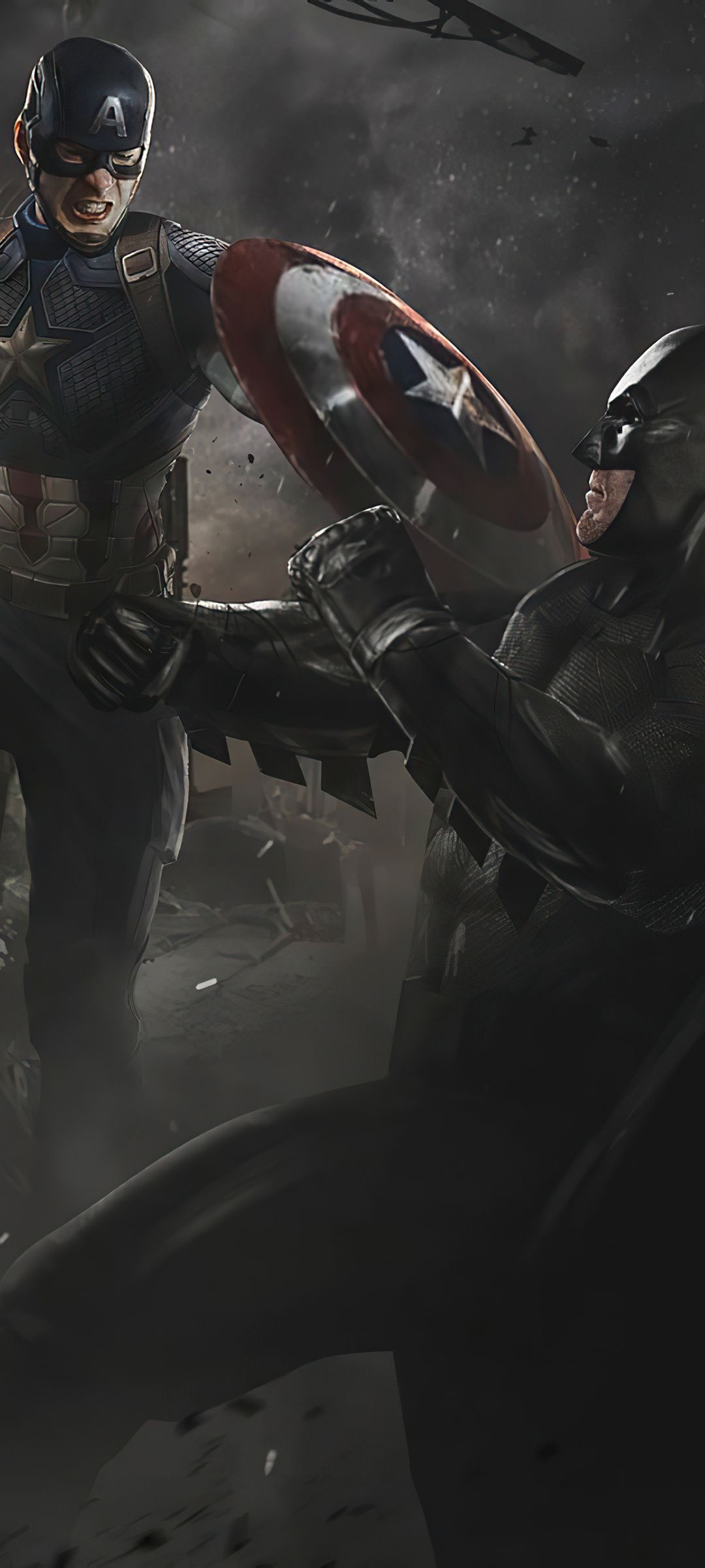 1080x2400 Captain America Vs Batman 4k Google Pixel 7 , HD 4k Wallpaper, Image, Background, Photos and Picture