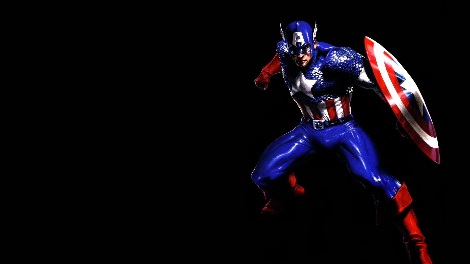 1920x1080 captain america on black Comics