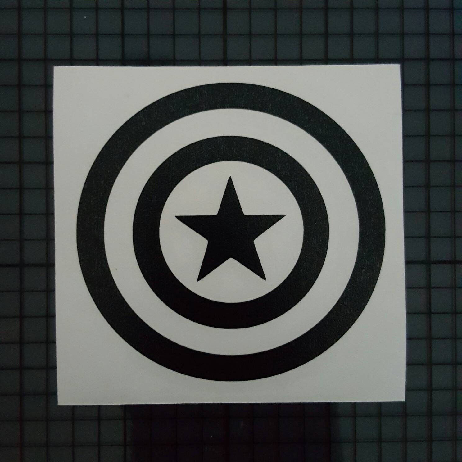 1488x1488 Captain America Shield Decal