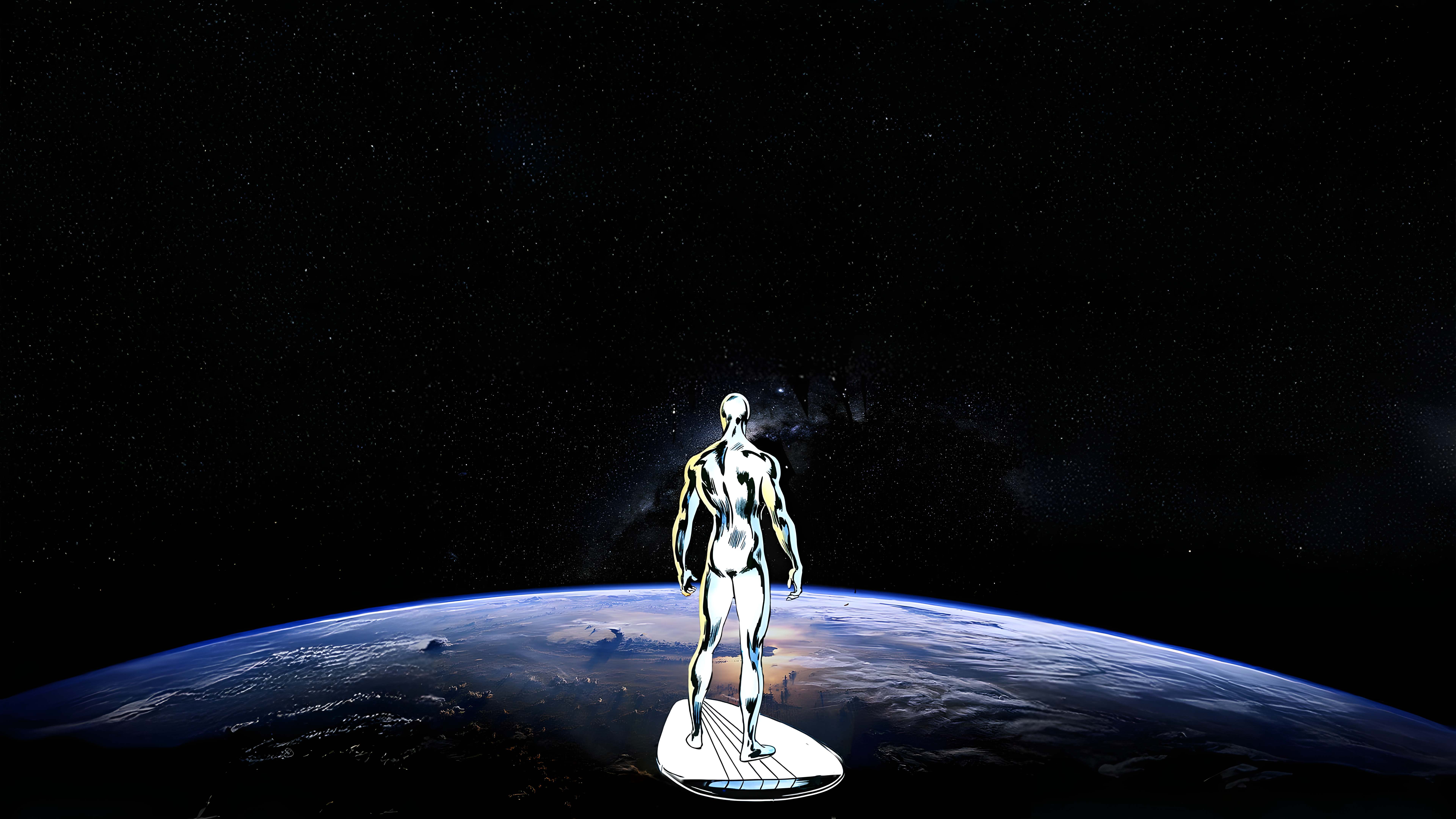 7680x4320 Silver Surfer Wallpaper [7680x4320]