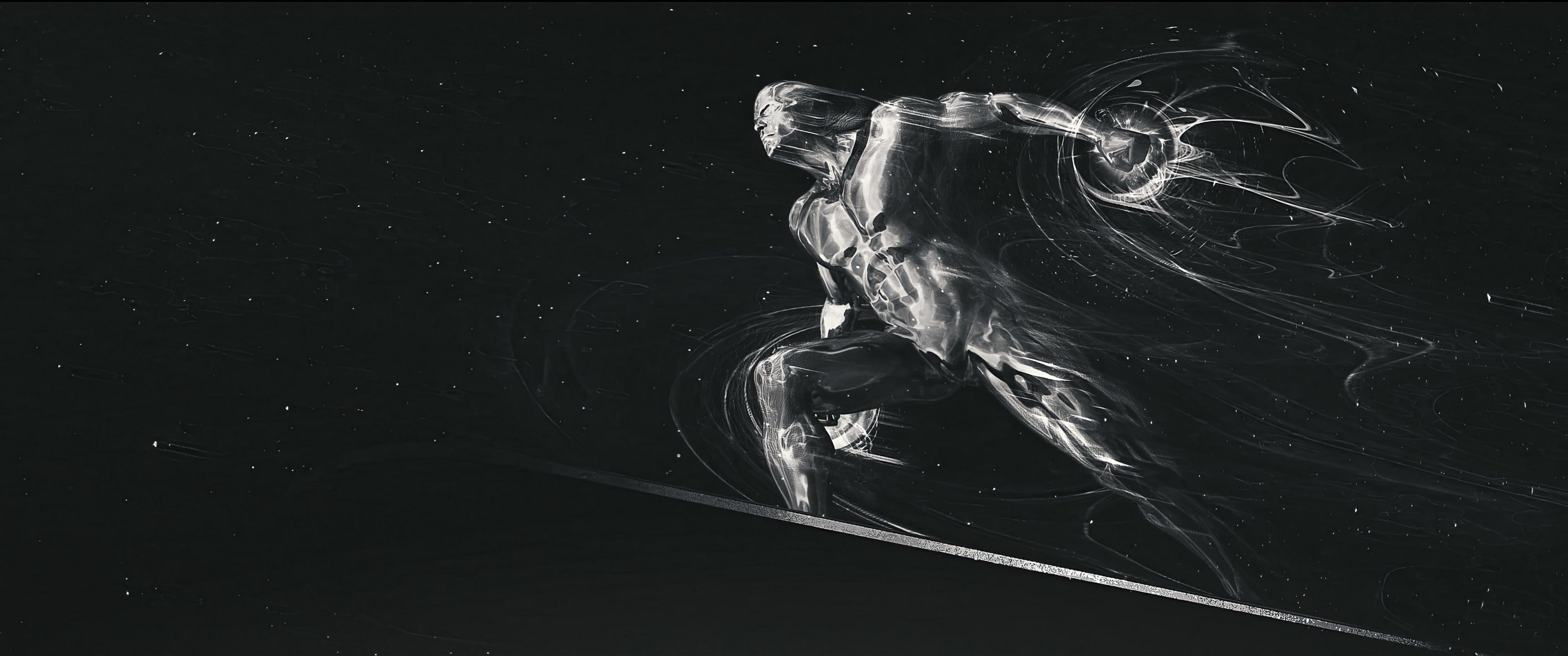 3440x1440 Silver Surfer PC 4k Wallpaper