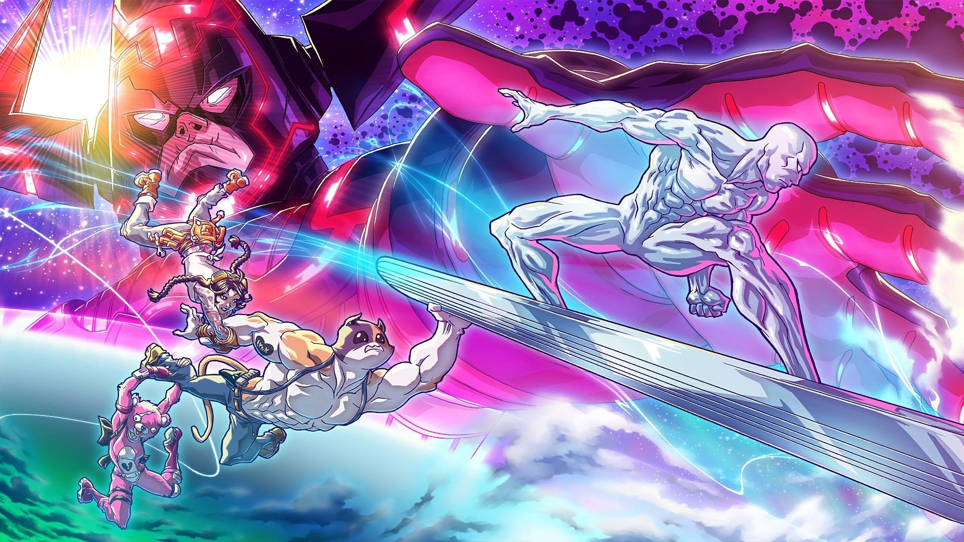 1920x1080 Fortnite Loading Screen Silver Surfer HD Fortnite Wallpaper