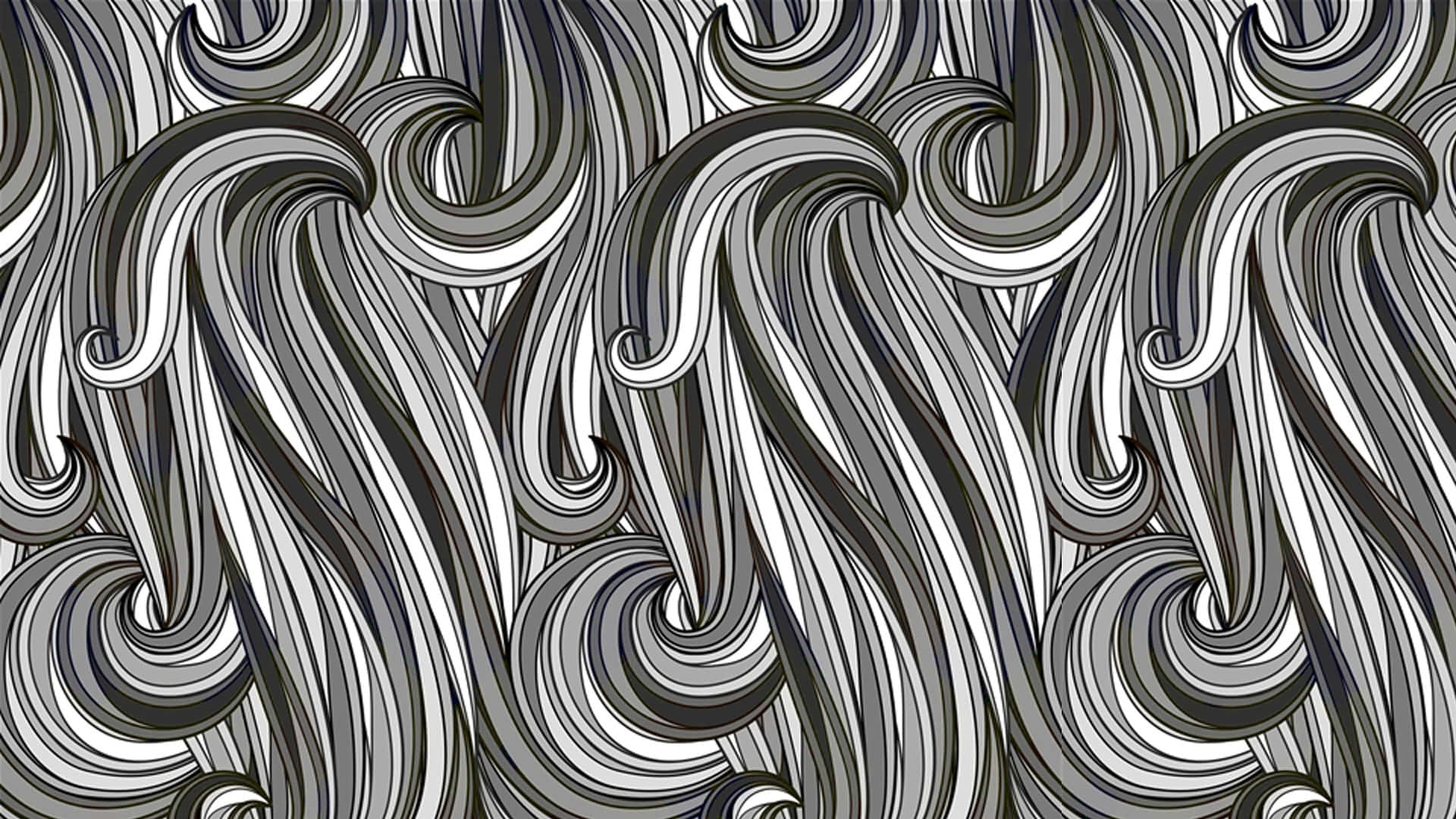 1920x1080 Download Pattern Black And White Abstract Wallpaper