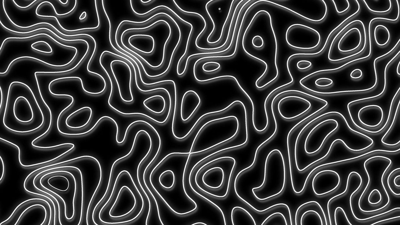 1280x720 Hour of Abstract Black & White LinesK Background Video