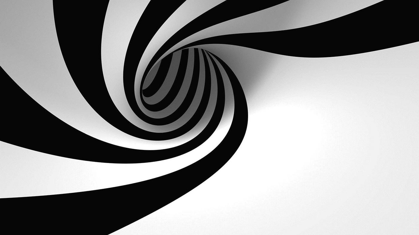 1400x787 Black And White Abstract Wallpaper HD