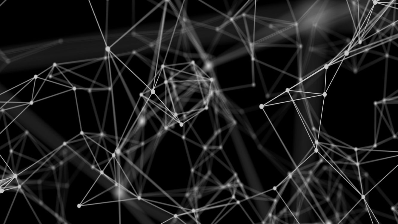 1333x750 Wallpaper Black and White Abstract Illustration, Background Free Image