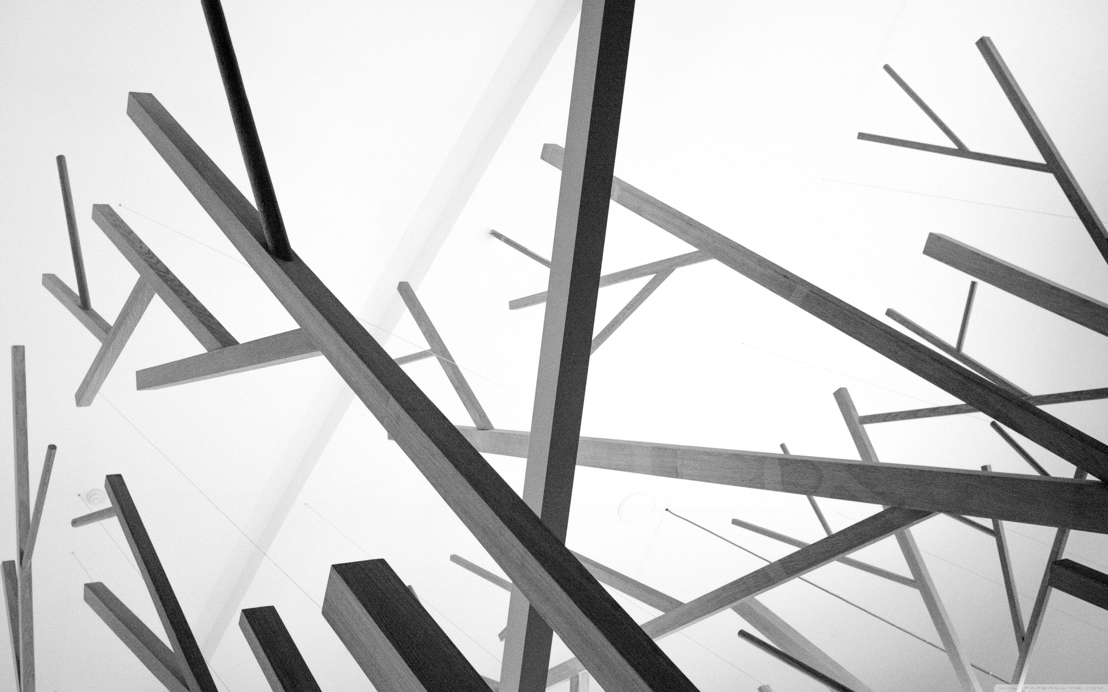 3840x2400 Abstract Black And White 4K UHD Wallpaper for UltraHD Desktop and TV : Widescreen and UltraWide Display