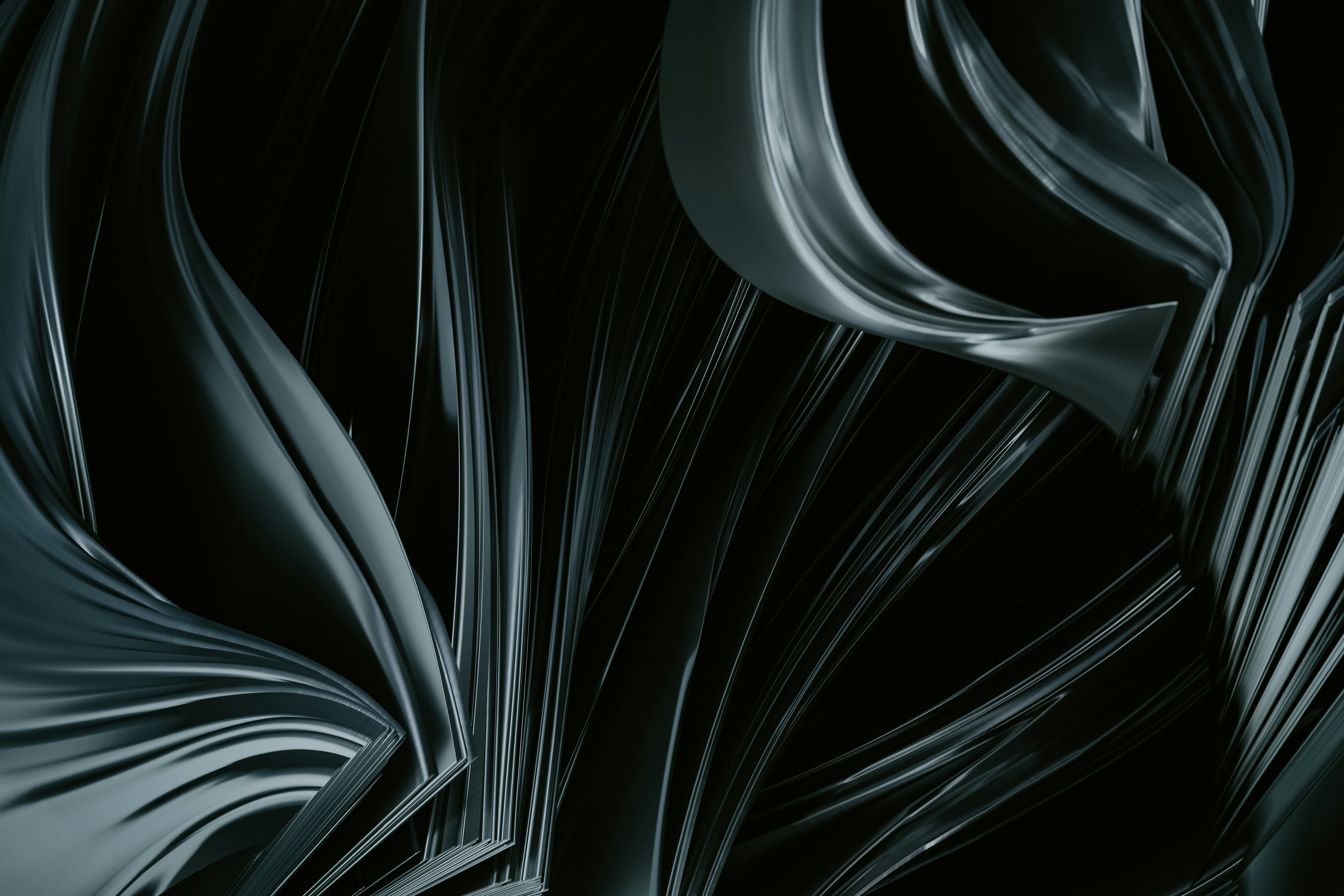 8400x5600 A Black And White Photo Of A Wavy Design 8k Wallpaper, HD Abstract Wallpaper , 4k Wallpaper, Image, Background, Photos and Picture