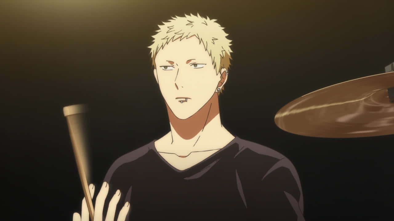 1280x720 Download Passionate Drummer Akihiko Kaji Wallpaper