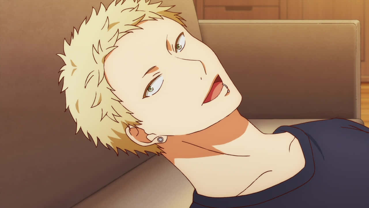 1280x720 Download Akihiko Kaji Dramatic Anime Pose Wallpaper