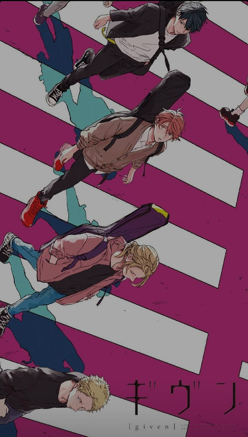 800x1409 Given, akihiko, anime, haruki, love, mafuyu, music, uenoyama, yaoi, HD phone wallpaper