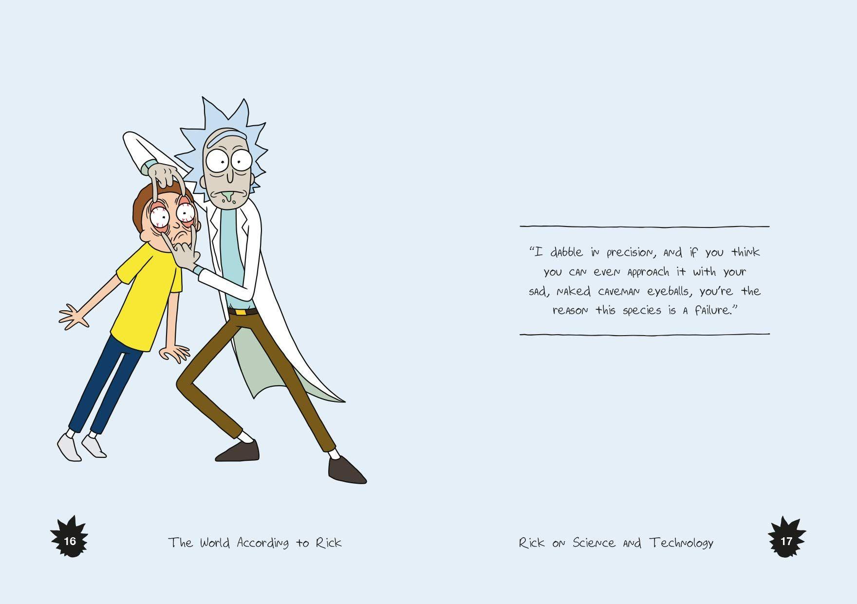 1760x1240 Rick and morty quotes about work Rick and morty the world according to rick 9781781576946 amazon