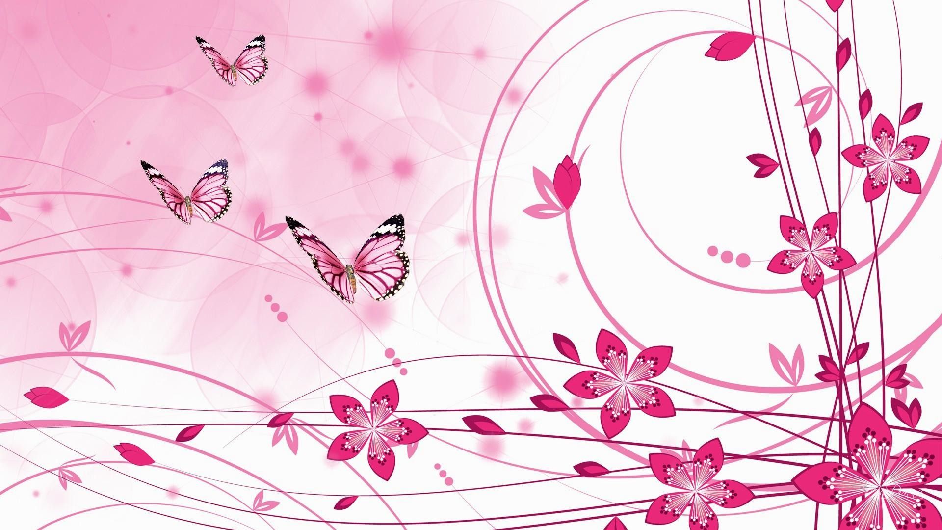 1920x1080 Cute Pink Wallpaper