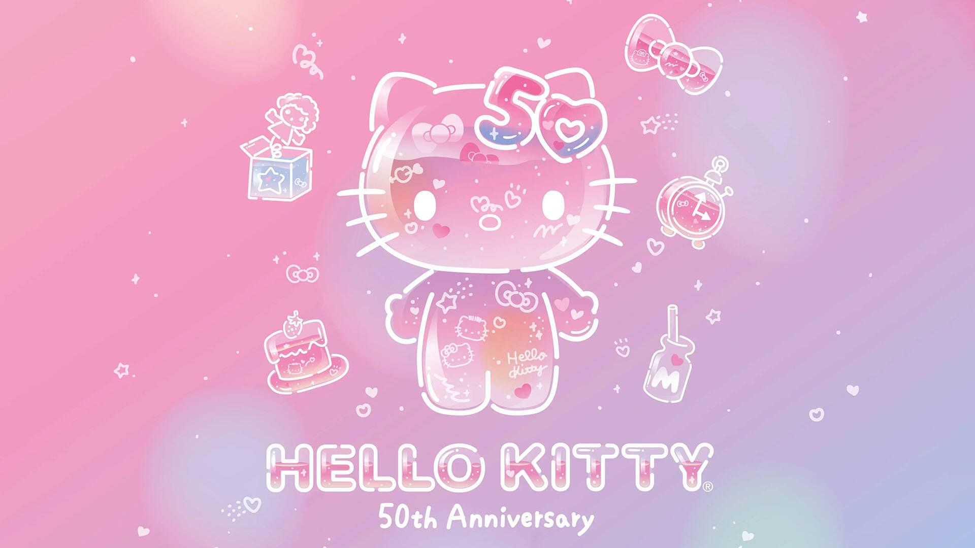 1920x1080 Hello Kitty 50th Anniversary HD Wallpaper