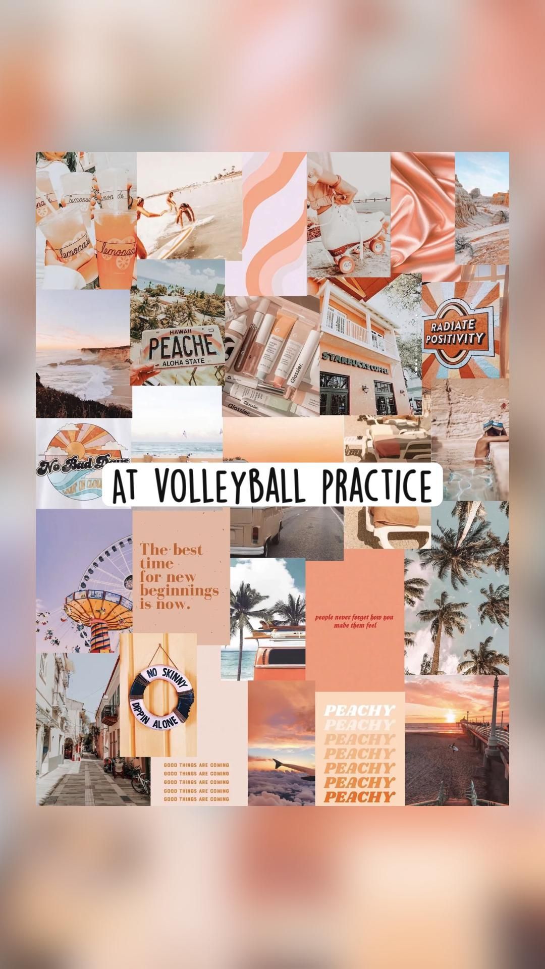1080x1920 Volleyball Collage Wallpaper