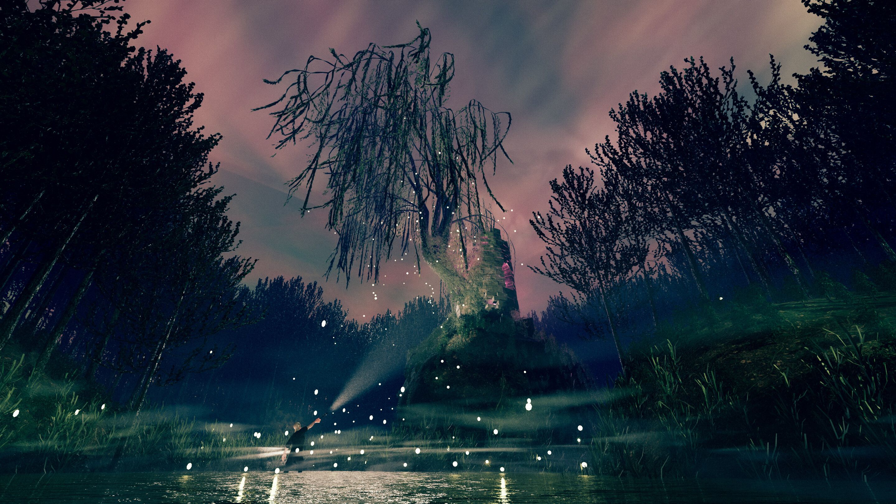 2880x1620 What do you do to make big forest scenes in Blender? Projects Artists Community