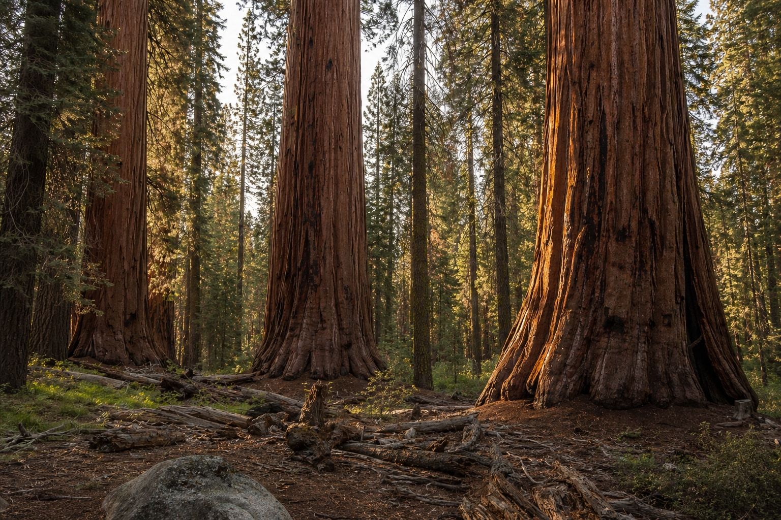1536x1024 National Park With Big Trees: Guide To Identification and Location