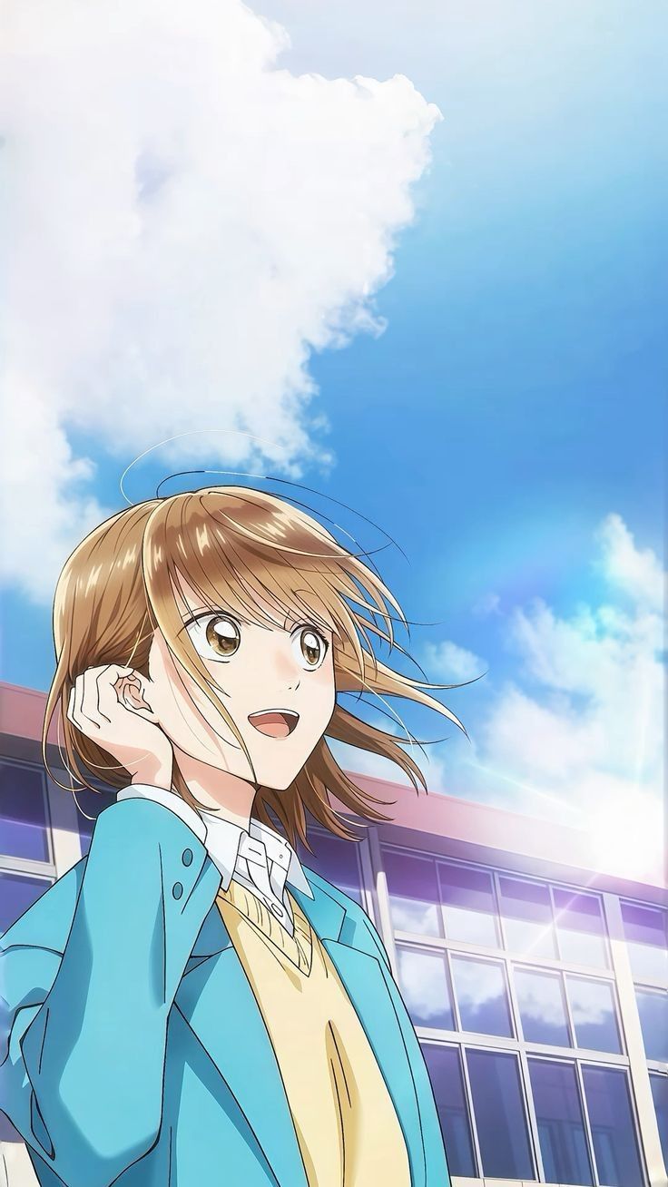 736x1308 Blue Box Anime Chinatau Kano. Blue box wallpaper 4k, Blue box wallpaper iphone, Blue box background
