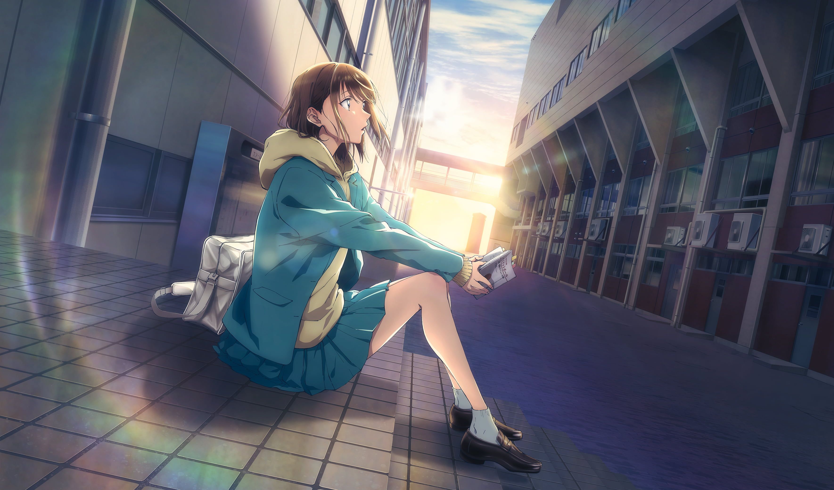 3539x2077 Kano Chinatsu No Hako Anime Image Board