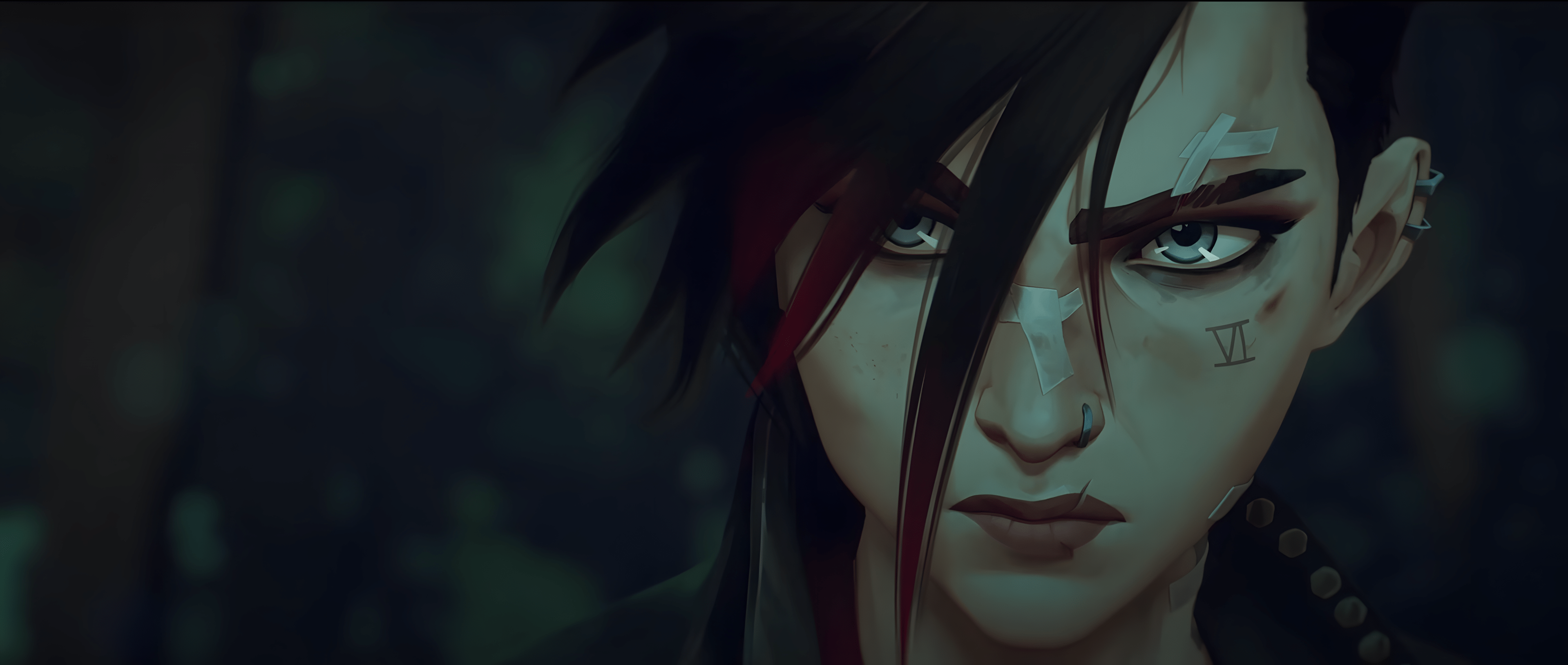 3838x1628 Caitlyn's Vigil: Arcane Season 2 8K Ultra HD Wallpaperx4320
