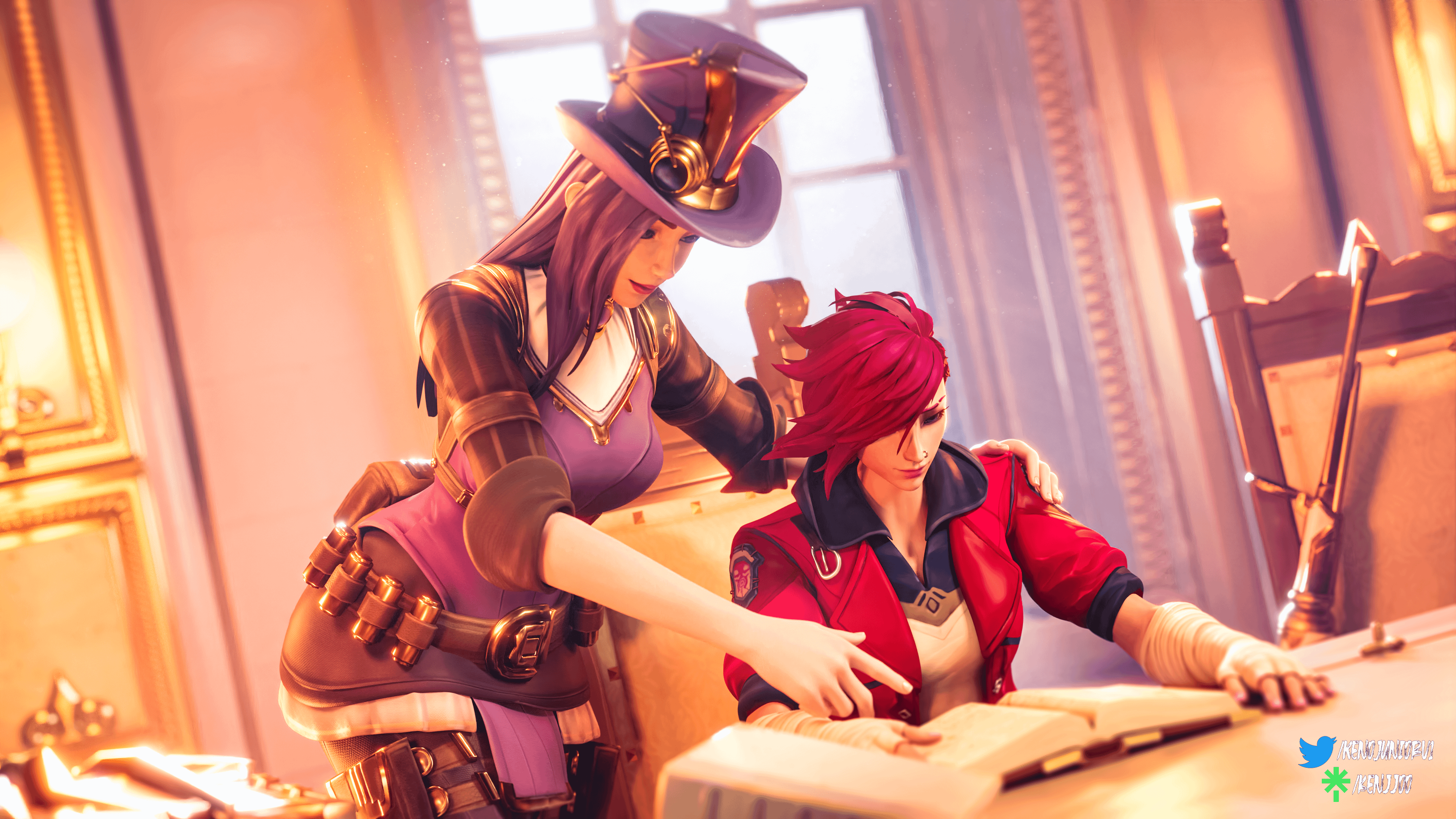 3840x2160 Caitlyn Arcane 4k Wallpaper