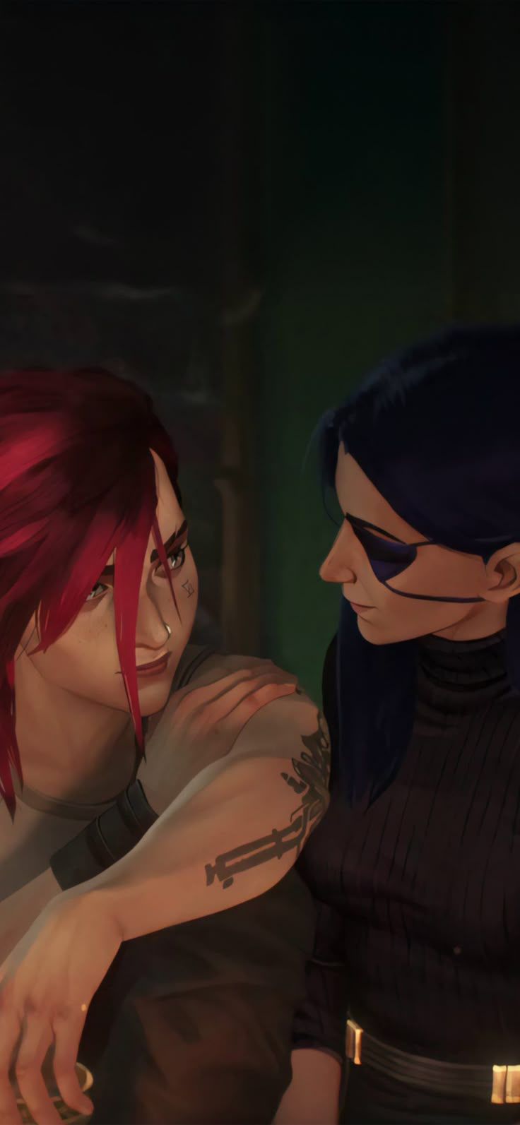 736x1593 Caitlyn and vi wallpaper. Caitvi lockscreen, Jinx and vi arcane wallpaper, Arcane vi and caitlyn