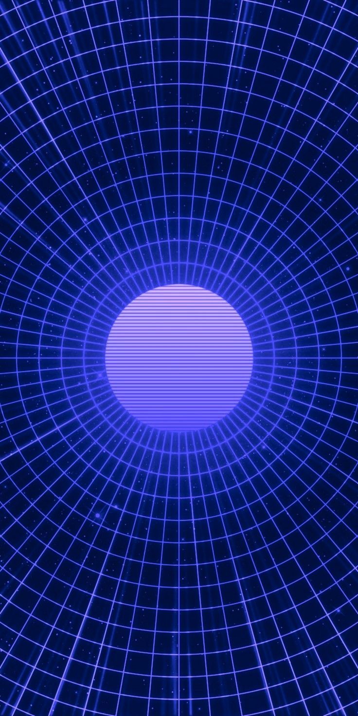 736x1472 Minimalist Blue Grid Wallpaper themed party decor, Retro aesthetic wallpaper ideas, Retro futuristic background