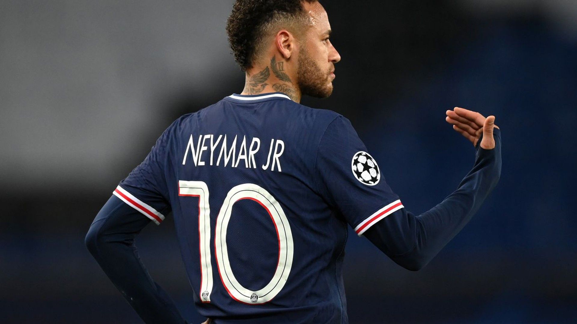 1920x1080 Backside Of Neymar da Silva Santos Junior HD Neymar Wallpaper