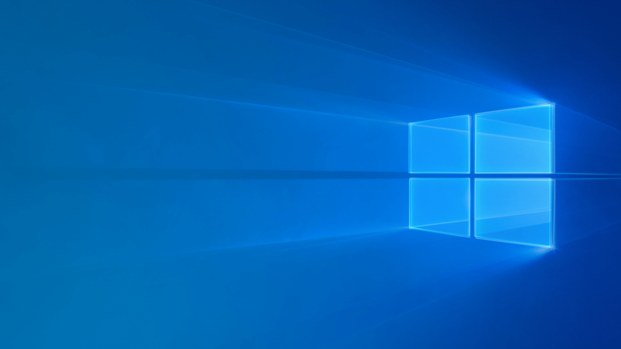 2560x1440 Windows 10 Wallpaper 4K, Windows logo, Glossy