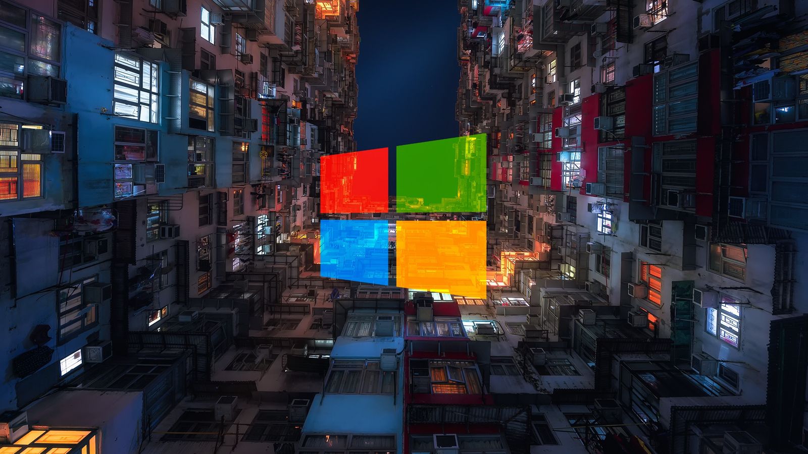 1600x900 Download Windows Many, Windows, Many, Window, Light, 2K Wallpaper in 1600x900 Resolution