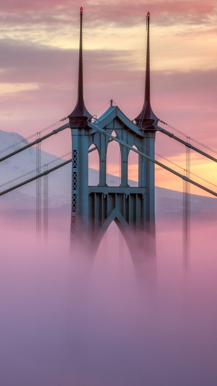 750x1334 St Johns Bridge Of Portland iPhone iPhone 6S, iPhone 7 , HD 4k Wallpaper, Image, Background, Photos and Picture