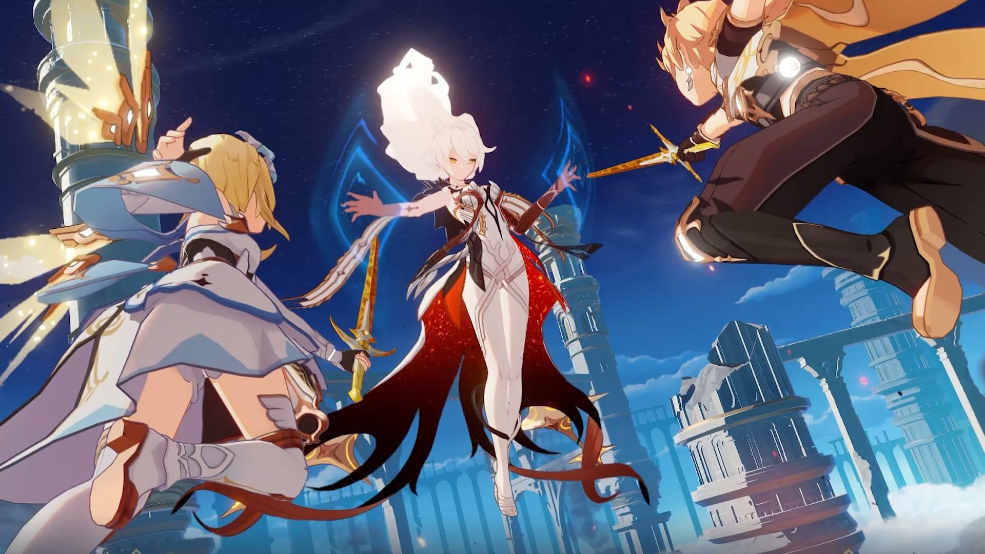 1920x1080 Aether And Lumine Vs Asmoday (Wallpaper Perfect Loop)