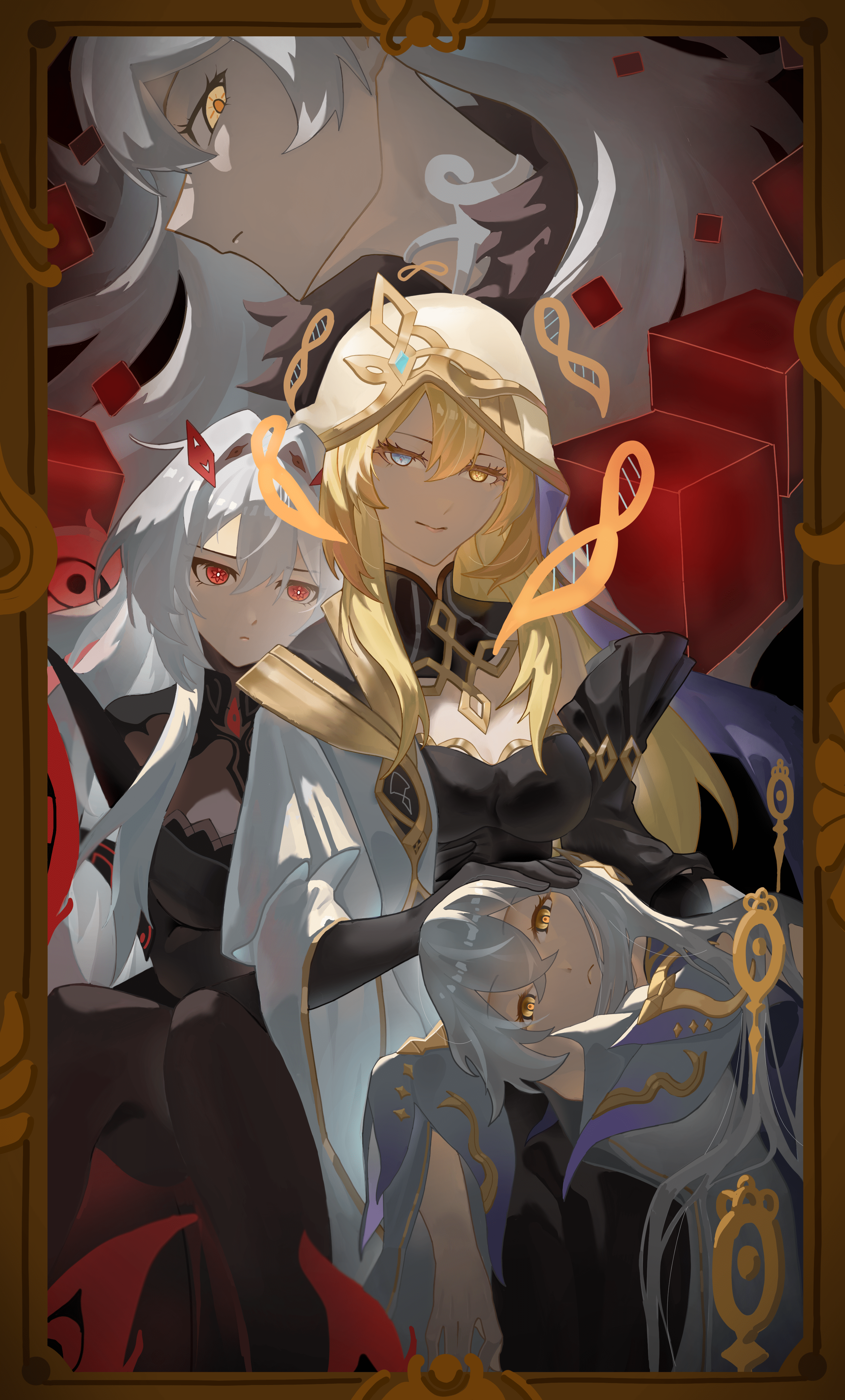 2640x4371 Asmoday Impact Anime Image Board