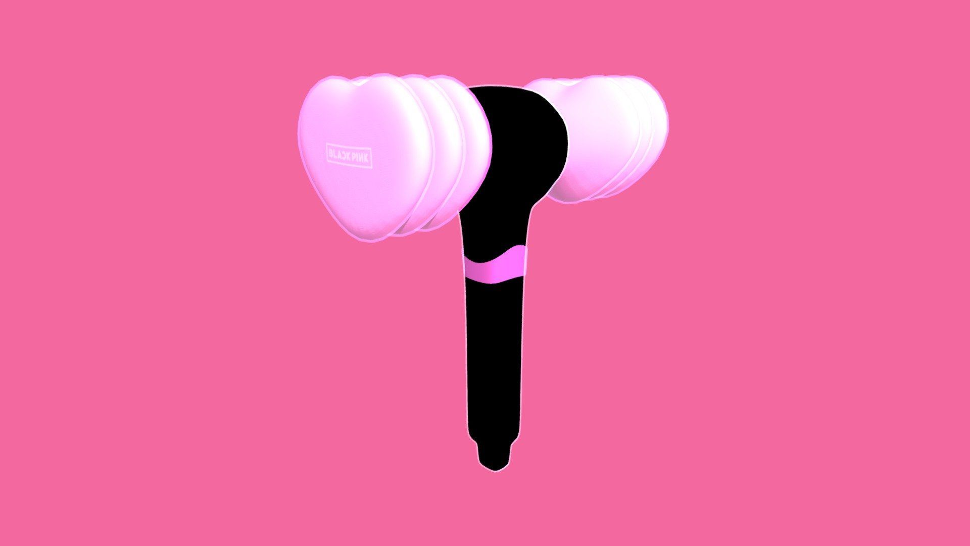 1920x1080 Blackpink Lightstick (cute Hammerbong) Free 3D model by Sledgely [ae064ee]
