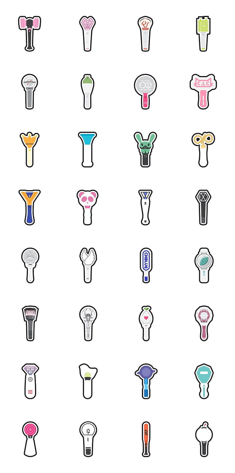 800x1610 HD lightstick wallpaper