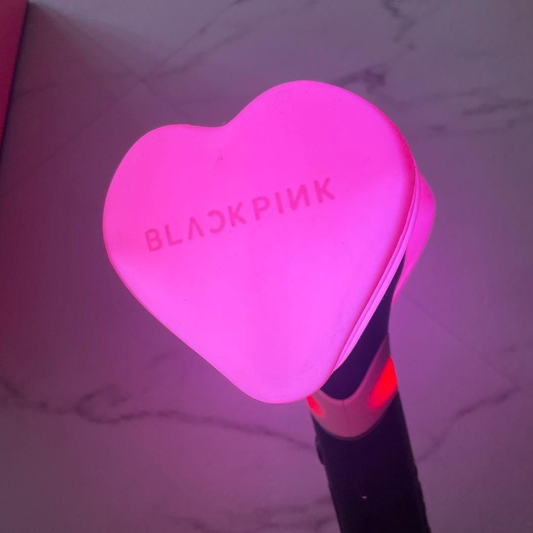 1080x1080 BLACKPINK Official Light Stick Ver.2 Fanlight Strap K POP WEVERSE MD Goods