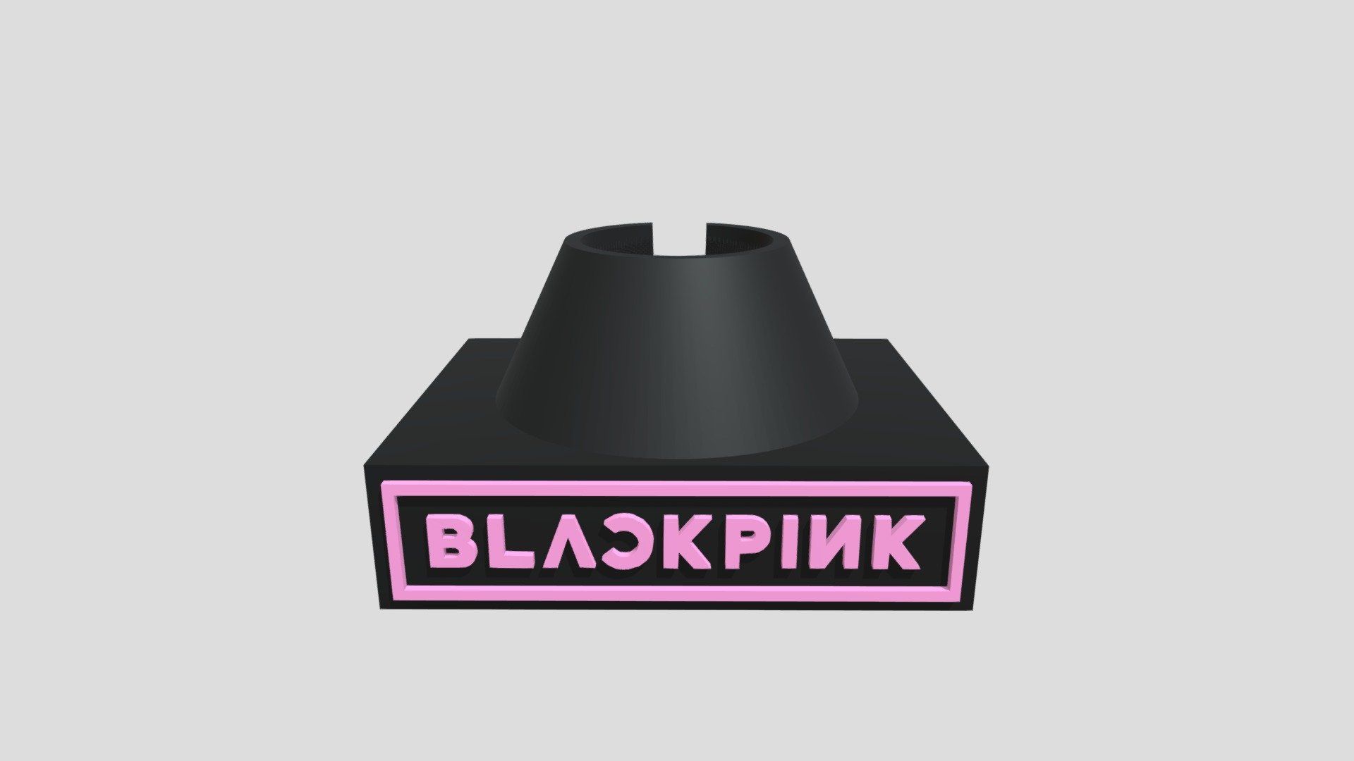 1920x1080 Blackpink lightstick ver 2 Stand 3D model (test) Free 3D model by Jakebc_10 [872b348]