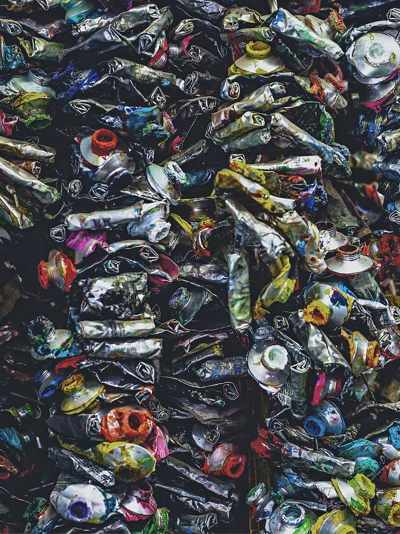 800x1067 HD paint tubes wallpaper